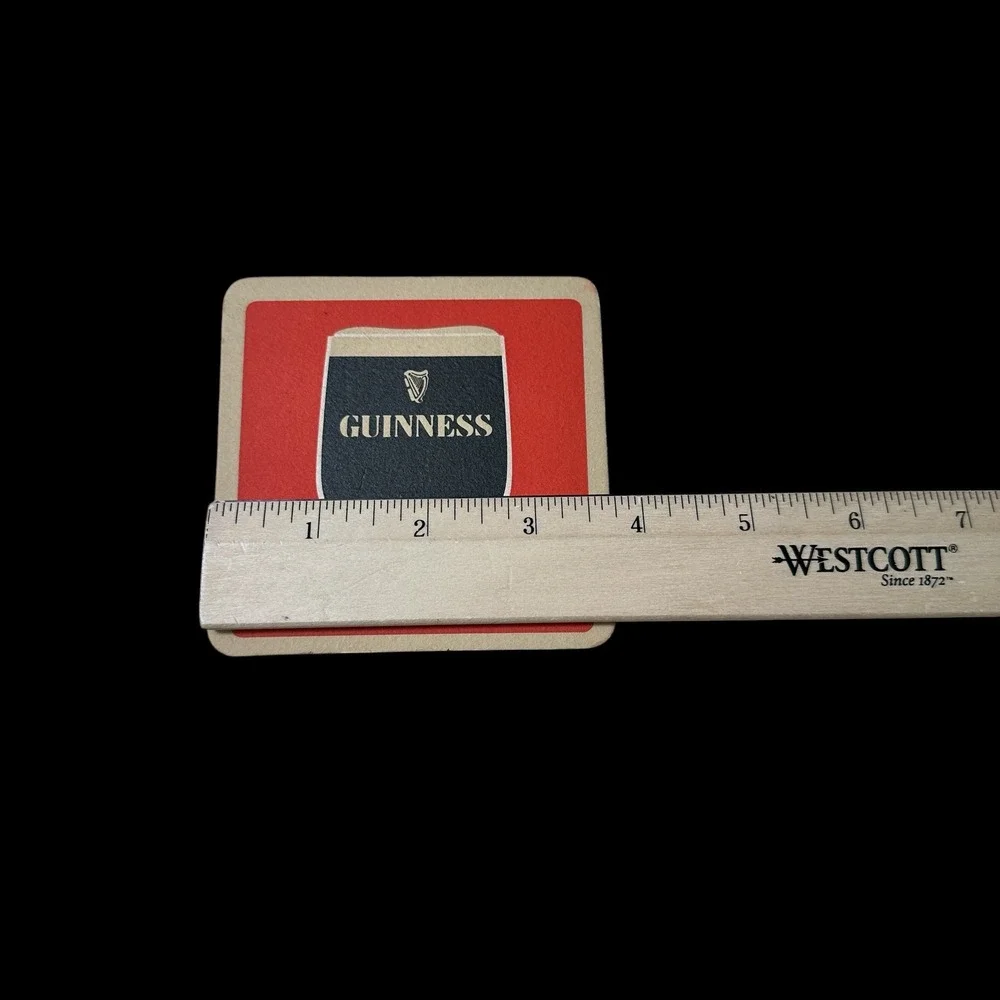 Vintage Guinness Beer Coasters Set 11 Double Sided Stout Advertising Cardboard